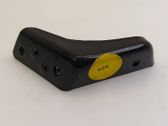 Bumper support mounting bracket corner
