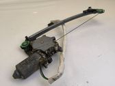 Rear door window regulator with motor