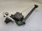 Rear door window regulator with motor