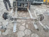 Rear axle beam with reductor