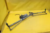 Front wiper linkage and motor