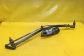 Front wiper linkage and motor