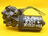 Front wiper linkage and motor