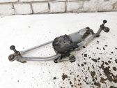 Front wiper linkage and motor