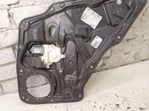 Rear door window regulator with motor