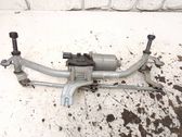 Front wiper linkage and motor
