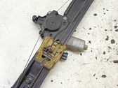 Rear door window regulator with motor