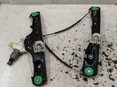 Front door window regulator with motor