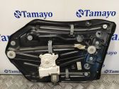Rear door window regulator with motor