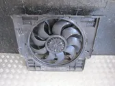 Radiator cooling fan shroud