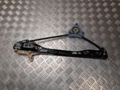 Rear door window regulator with motor