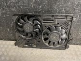 Radiator cooling fan shroud