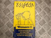 Plaquettes de frein arrière