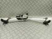 Front wiper linkage and motor