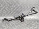 Front wiper linkage and motor