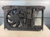 Radiator cooling fan shroud