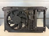 Radiator cooling fan shroud