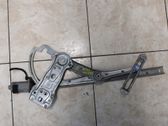 Rear door window regulator with motor
