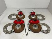 Brake discs and calipers set