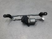 Front wiper linkage and motor