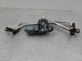 Front wiper linkage and motor