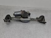 Front wiper linkage and motor