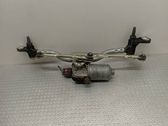 Front wiper linkage and motor