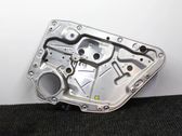 Rear window lifting mechanism without motor