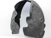 Front wheel arch liner splash guards