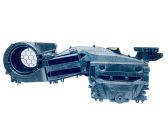 Interior heater climate box assembly housing