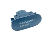 Passenger airbag on/off switch