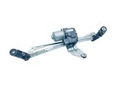 Front wiper linkage and motor