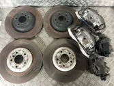 Brake discs and calipers set