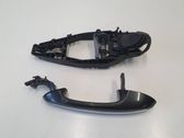 Rear door exterior handle