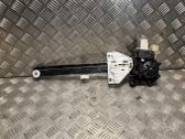 Rear window lifting mechanism without motor