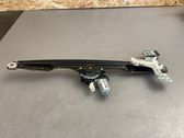 Rear door window regulator with motor
