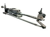 Front wiper linkage and motor