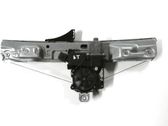Rear door window regulator with motor