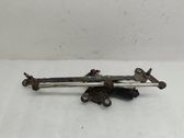Front wiper linkage and motor