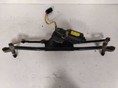 Front wiper linkage and motor