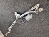 Front wiper linkage and motor