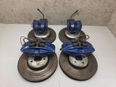 Brake discs and calipers set