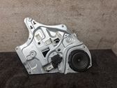 Rear window lifting mechanism without motor