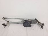 Front wiper linkage and motor