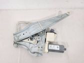 Rear door window regulator with motor