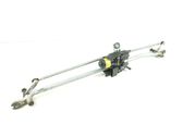 Front wiper linkage and motor