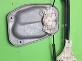 Rear door window regulator with motor