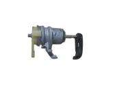 Front door lock (next to the handle)