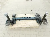 Rear axle beam with reductor