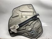 Rear window lifting mechanism without motor